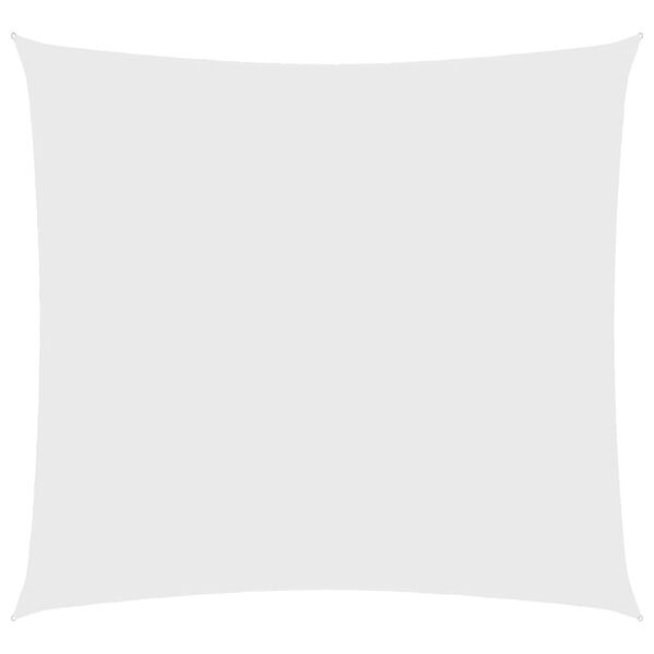 vidaXL Tieniaca plachta, oxford, &scaron;tvorcov&aacute; 3x3 m, biela