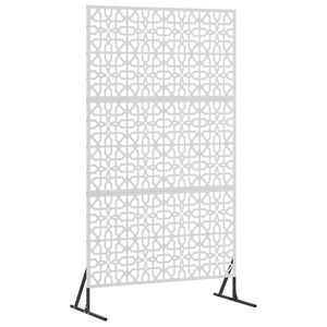 vidaXL Z&aacute;ves na zabezpečenie s&uacute;kromia 100 x 50 x 180 cm Strieborn&aacute;