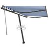 vidaXL Samostatne stojaca automatick&aacute; mark&iacute;za 350x250 cm modro-biela