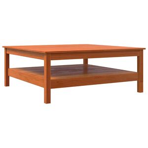 vidaXL Konferenčn&yacute; stol&iacute;k voskov&yacute; hned&yacute; 100x100x40 cm borovicov&yacute; mas&iacute;v
