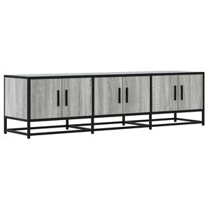 vidaXL TV skrinka siv&aacute; sonoma 150x35x41 cm kompozitn&eacute; drevo a kov