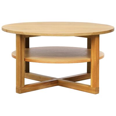 vidaXL Konferenčný stolík 75x40 cm masívne dubové drevo