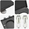 vidaXL WC sedadlo Antracit 44,5 x 35 x 3,6 cm Duroplast