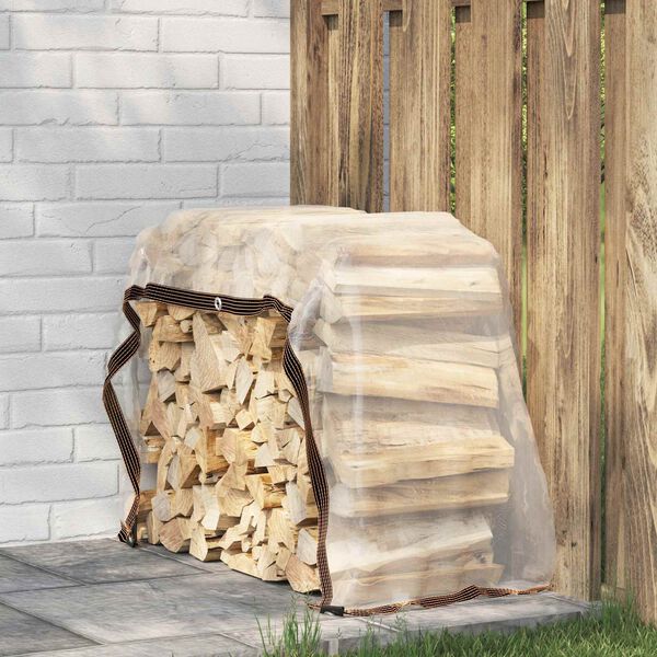 vidaXL Plachta s očkami Priehľadn&aacute; 1 x 2 m Polyetyl&eacute;n