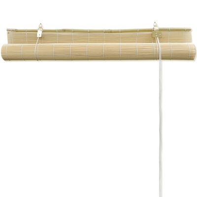 vidaXL Prírodná bambusová roleta 120x160 cm