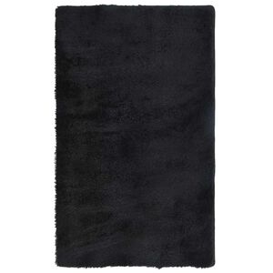 vidaXL Chlpat&yacute; koberec s vysok&yacute;m vlasom &bdquo;NAVARRA&ldquo; čierny 60x100 cm polyester