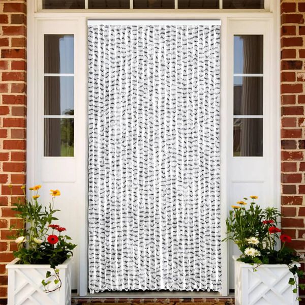 vidaXL Záves proti hmyzu, svetlo a tmavosivý 100x220 cm, ženilka