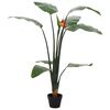 vidaXL Umel&aacute; rastlina Strelitzia Zelen&aacute; 70 x 18 x 155 cm Text&iacute;lia a PE