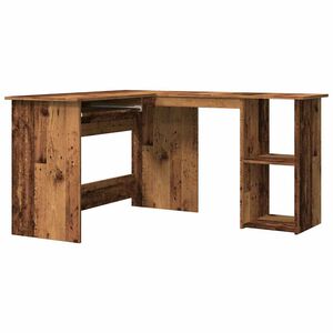 vidaXL Rohov&yacute; st&ocirc;l star&eacute; drevo 120x140x75 cm kompozitn&eacute; drevo