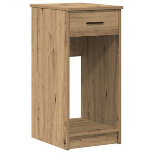 VidaXL poč&iacute;tačov&yacute; vežov&yacute; stojan so z&aacute;suvkou dub artisan 35x45x77 cm