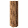 vidaXL rohov&aacute; skrinka Old Wood 33x33x132 cm Engineered Wood