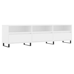 vidaXL TV skrinka biela 150x30x44,5 cm kompozitn&eacute; drevo