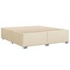 vidaXL Posteľn&yacute; r&aacute;m boxspring s matracom kr&eacute;mov&yacute; 180x200 cm l&aacute;tka