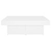 vidaXL Konferenčný stolík, biely 90x90x28 cm, kompozitné drevo