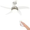 vidaXL Stropn&yacute; ventil&aacute;tor s osvetlen&iacute;m a diaľkov&yacute;m ovl&aacute;dan&iacute;m &Oslash; 110 cm