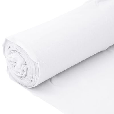 vidaXL Geotextilná membrána biela 1 x 150 m polyesterové vlákno