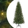 vidaXL Umel&yacute; vianočn&yacute; stromček Zelen&aacute; 210 cm PE a PVC