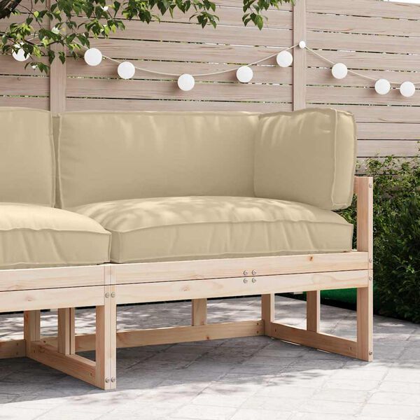 vidaXL Sada vank&uacute;&scaron;ov na palete 3 pcs B&eacute;žov&aacute; Oxfordsk&aacute; l&aacute;tka