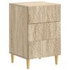 vidaXL Nočn&yacute; stol&iacute;k Dub sonoma 43 x 39,5 x 66,5 cm Kompozitn&eacute; drevo