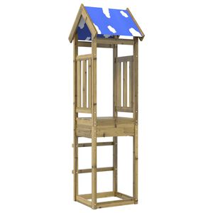 vidaXL Hern&aacute; veža Hned&aacute; Mas&iacute;vne impregnovan&eacute; drevo