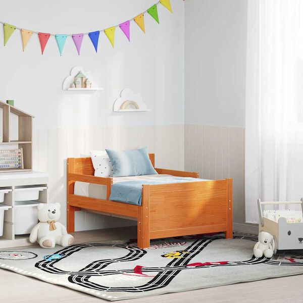 vidaXL R&aacute;m postele Včel&iacute; hned&yacute; 80 x 200 cm Kompozitn&eacute; drevo