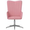 vidaXL Relaxačn&eacute; kreslo, ružov&eacute;, zamatov&eacute;