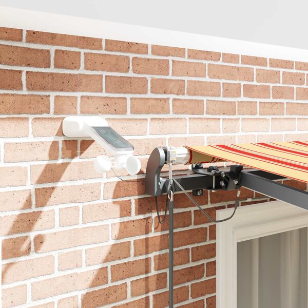 vidaXL Text&iacute;lia na slnečn&iacute;k s Žlt&aacute; a oranžov&aacute; 300 x 250 cm Polyester