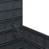 vidaXL Úložná krabica Antracit 55 x 53 x 57 cm Polypropylén