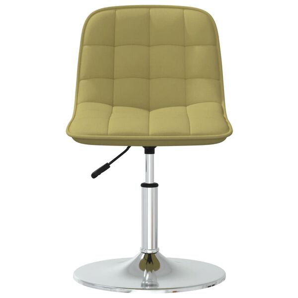 vidaXL Otočn&aacute; jed&aacute;lensk&aacute; stolička zelen&aacute; l&aacute;tkov&aacute;