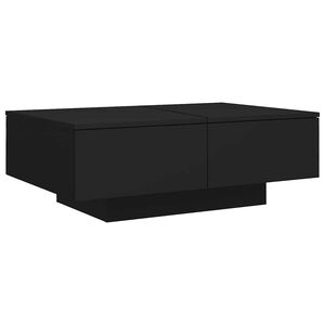 vidaXL Konferenčn&yacute; stol&iacute;k, čierny 90x60x31 cm, kompozitn&eacute; drevo