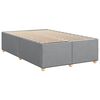 vidaXL Boxspring posteľ s matracom bledosiv&aacute; 120x190 cm l&aacute;tka