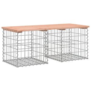 vidaXL Z&aacute;hradn&aacute; lavica gabi&oacute;nov&yacute; dizajn 103x44x42 cm mas&iacute;vny douglas