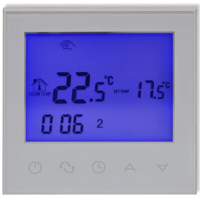 Digitálny termostat s dotykovou obrazovkou pre podlahové kúrenie