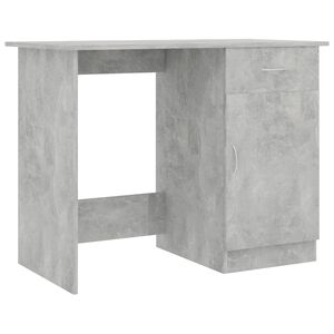 vidaXL P&iacute;sac&iacute; st&ocirc;l, bet&oacute;novo siv&yacute; 100x50x76 cm, kompozitn&eacute; drevo