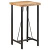 vidaXL Barov&yacute; st&ocirc;l 55x55x107 cm mas&iacute;vne mangov&eacute; drevo a železo