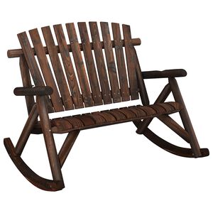 vidaXL 2-miestna z&aacute;hradn&aacute; hojdacia lavica 123x96x102 cm mas&iacute;vny smrek