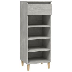 vidaXL Botn&iacute;k bet&oacute;novo siv&yacute; 40x36x105 cm spracovan&eacute; drevo