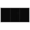 vidaXL Z&aacute;hradn&yacute; n&aacute;bytok 5 pcs Čierna a antracit 140 x 70 x 73 cm