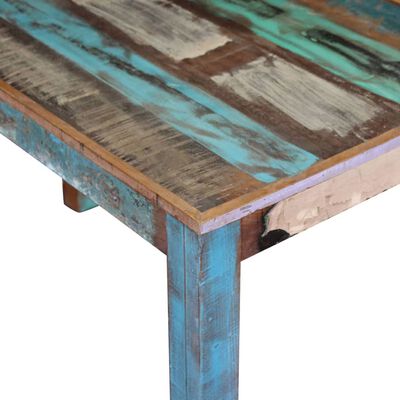 vidaXL Jedálenský stôl, recyklovaný masív 115x60x76 cm