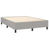 vidaXL Boxspring posteľ s matracom bledosiv&yacute; 140x190 cm l&aacute;tka