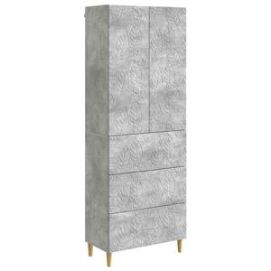 vidaXL Sada skr&iacute;ň 2 pcs Bet&oacute;novo siv&aacute; 66 x 34,5 x 90 cm