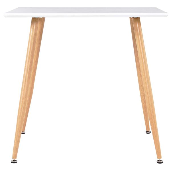 vidaXL 3-dielna jedálenská súprava látková žltá