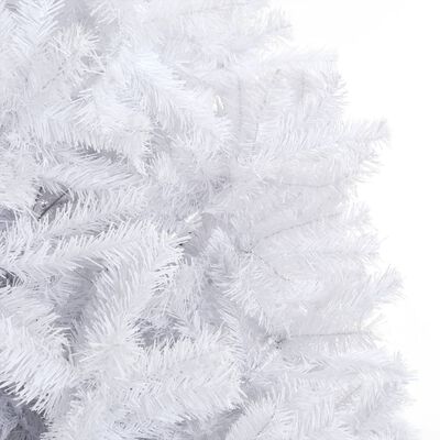 vidaXL Osvetlený umelý vianočný stromček 500 cm, biely