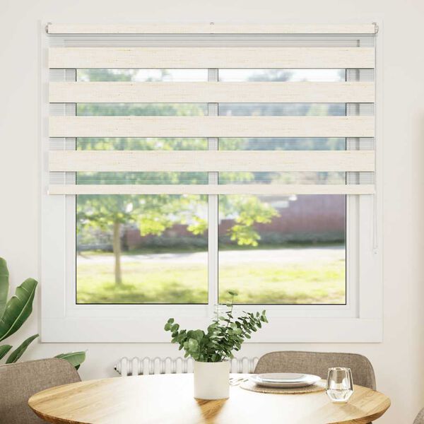 vidaXL Zebra roleta 140x150 cm šírka látky 135,9 cm polyester