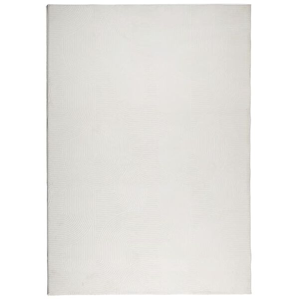 vidaXL Koberec IZA kr&aacute;tky vlas &scaron;kandin&aacute;vsky vzhľad kr&eacute;mov&yacute; 160x230 cm