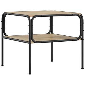 vidaXL Bočn&yacute; st&ocirc;l Dub sonoma 100 x 50 x 46 cm Kompozitn&eacute; drevo