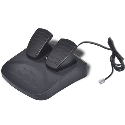 Herný volant na PS2/PS3/PC, čierny