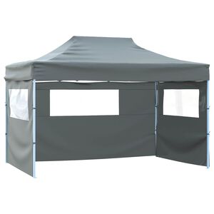 vidaXL P&aacute;rty stan 280 x 410 x 315 cm Antracitov&aacute; Oxfordsk&aacute; l&aacute;tka