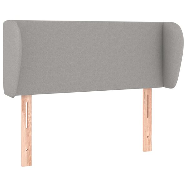 vidaXL Čelo postele so z&aacute;hybmi bledosiv&eacute; 103x23x78/88 cm l&aacute;tka