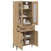 vidaXL Highboard Remeseln&yacute; dub 69,5 x 34 x 180 cm Kompozitn&eacute; drevo